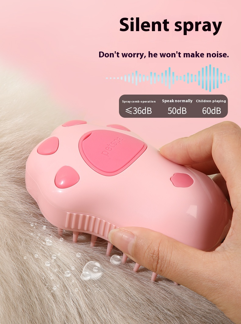 Fluffin™ SteamClean Pet Brush – No More Fur, No More Mess