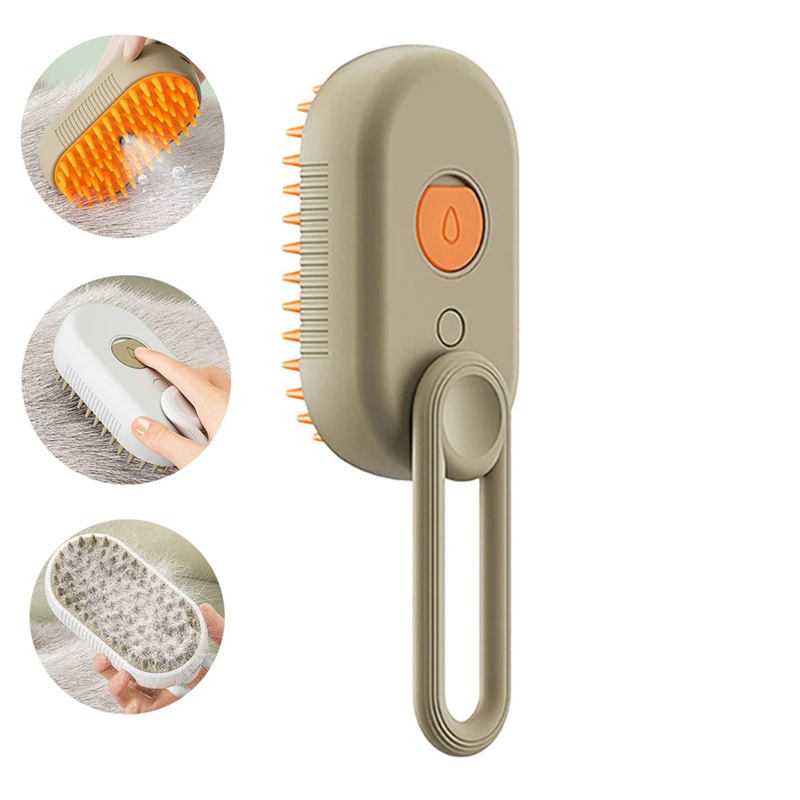Fluffin™ SteamClean Pet Brush – No More Fur, No More Mess