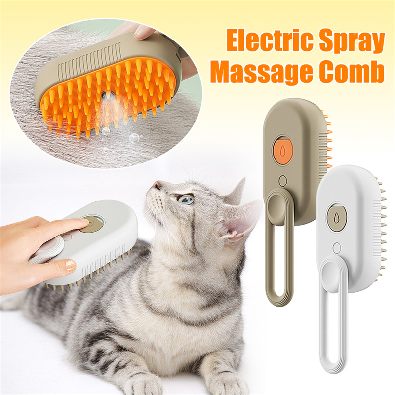 Fluffin™ SteamClean Pet Brush – No More Fur, No More Mess