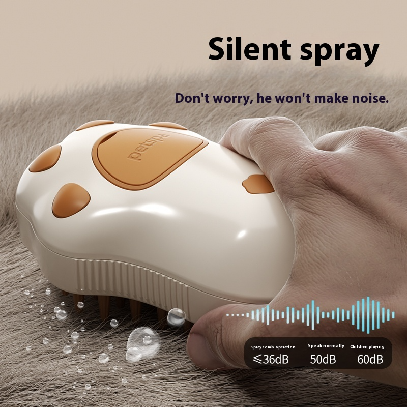 Fluffin™ SteamClean Pet Brush – No More Fur, No More Mess