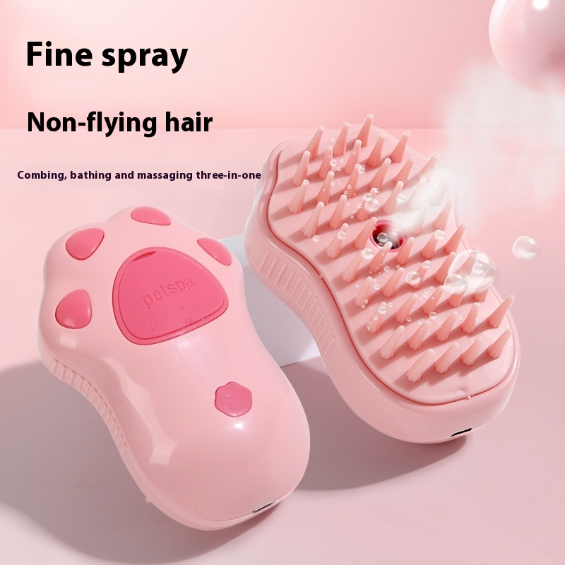 Fluffin™ SteamClean Pet Brush – No More Fur, No More Mess