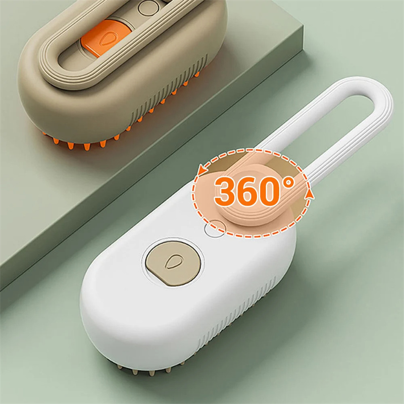 Fluffin™ SteamClean Pet Brush – No More Fur, No More Mess