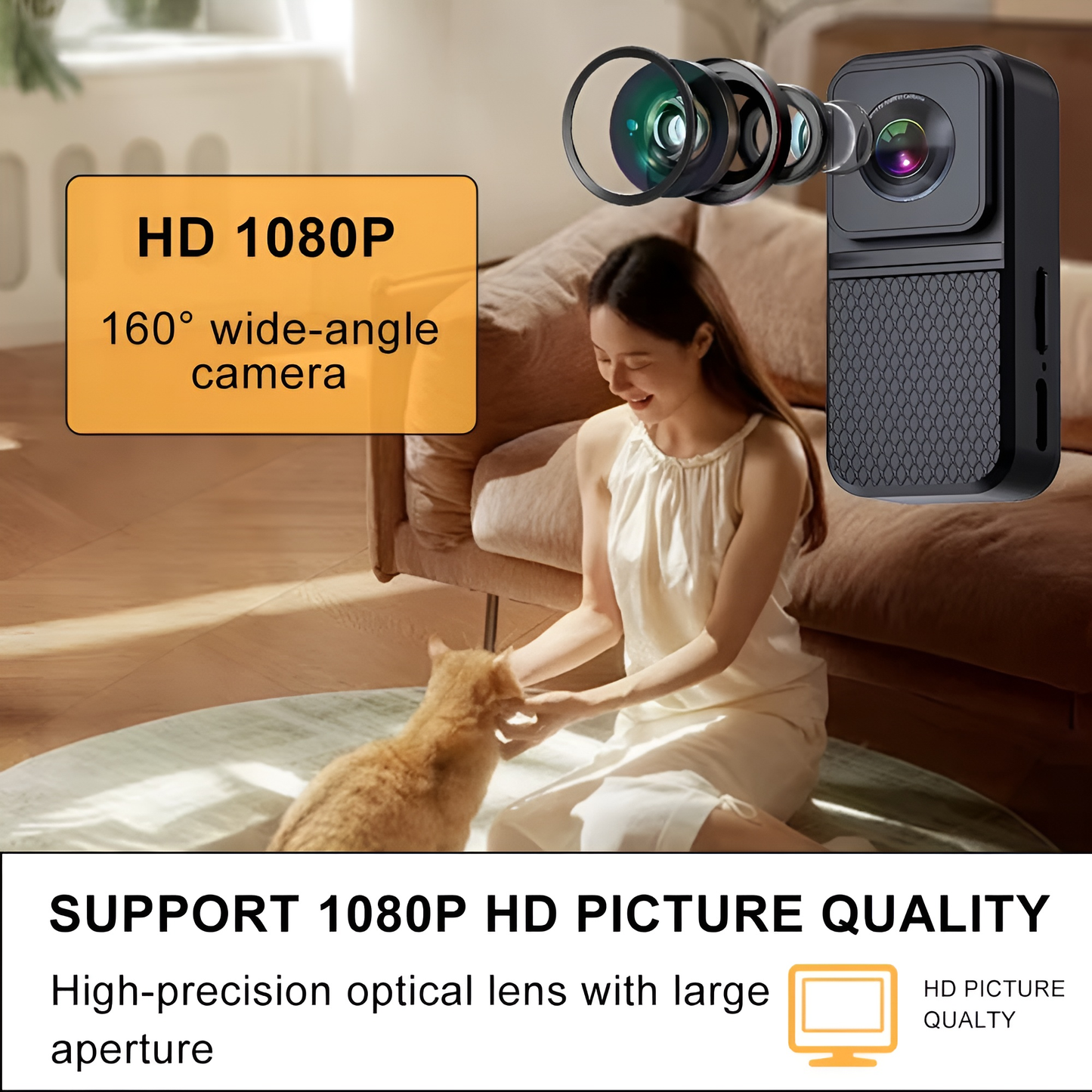 Fluffin™ HD Pet Collar Camera — 1080P Live Stream & Record Every Adventure