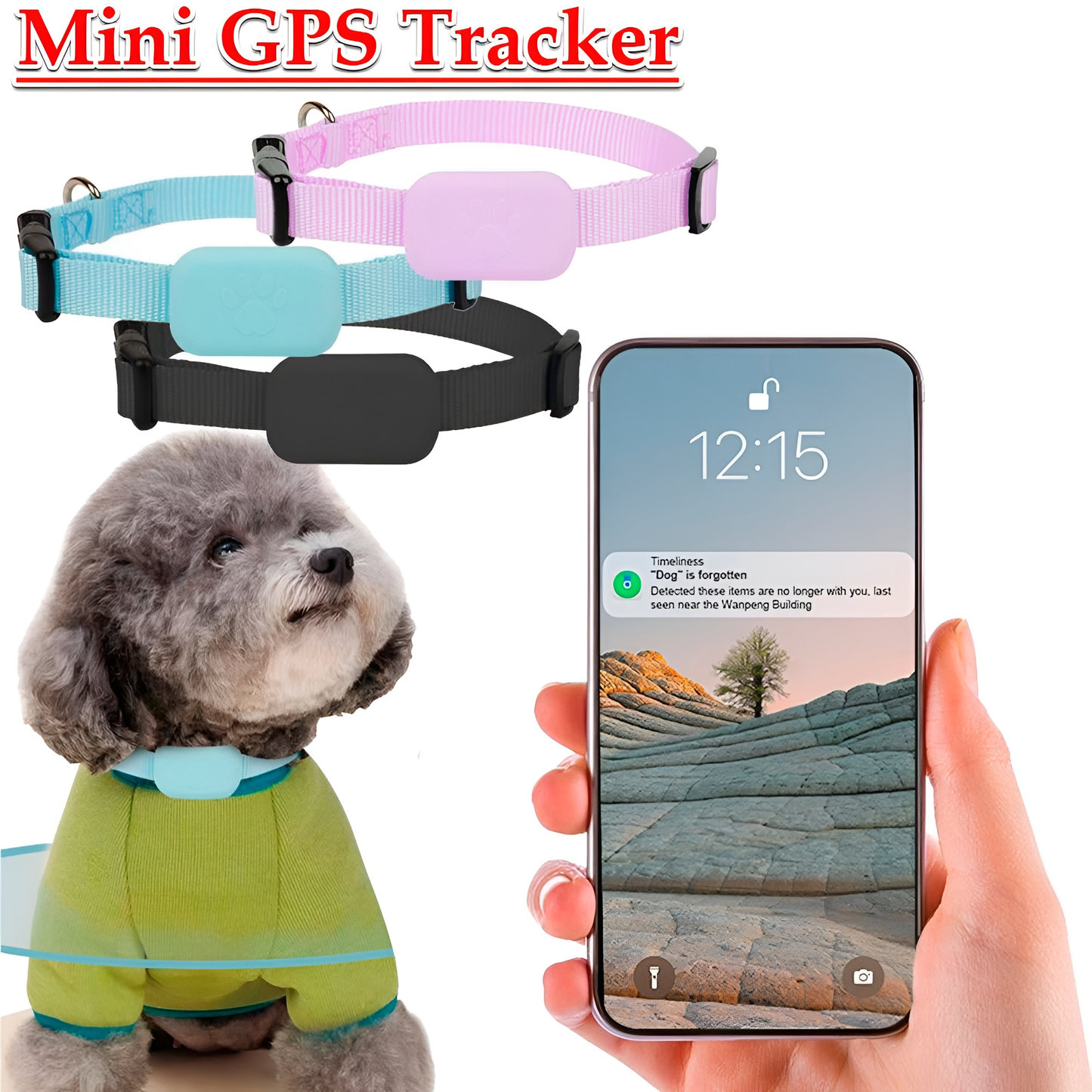🐾 Fluffin™ Smart GPS Tracker for Pets — 📍 Stay Connected & Keep Your Furry Explorer Safe! 🐶🐱