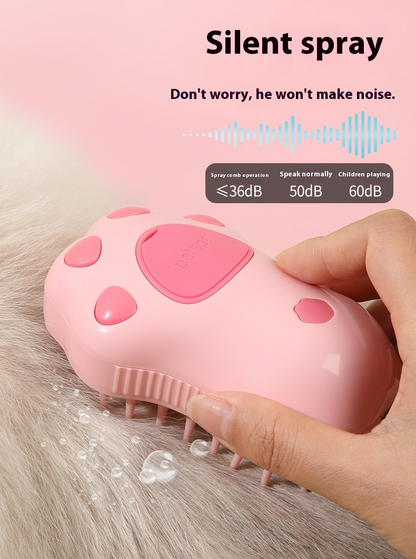 Fluffin™ SteamClean Pet Brush – No More Fur, No More Mess