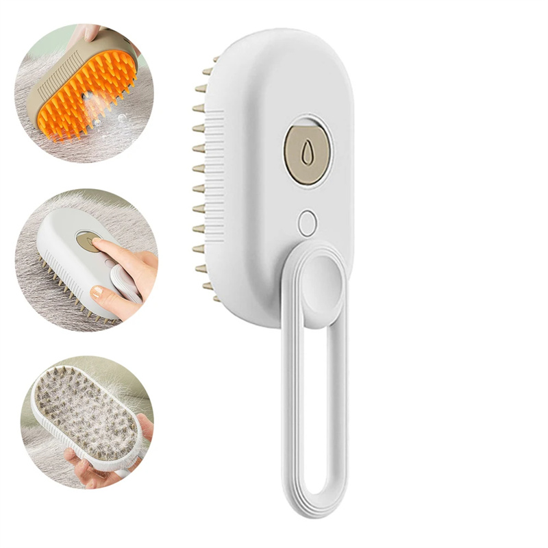 Fluffin™ SteamClean Pet Brush – No More Fur, No More Mess